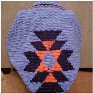 Crochet Navajo Cardigan (fits S-L)